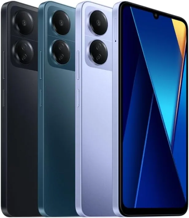 Poco C65 4G LTE (for Tmobile Mint Tello Global) (128GB   6GB) 50MP Triple Camera 6.74 Octa Core Unlocked Dual Sim (Blue)