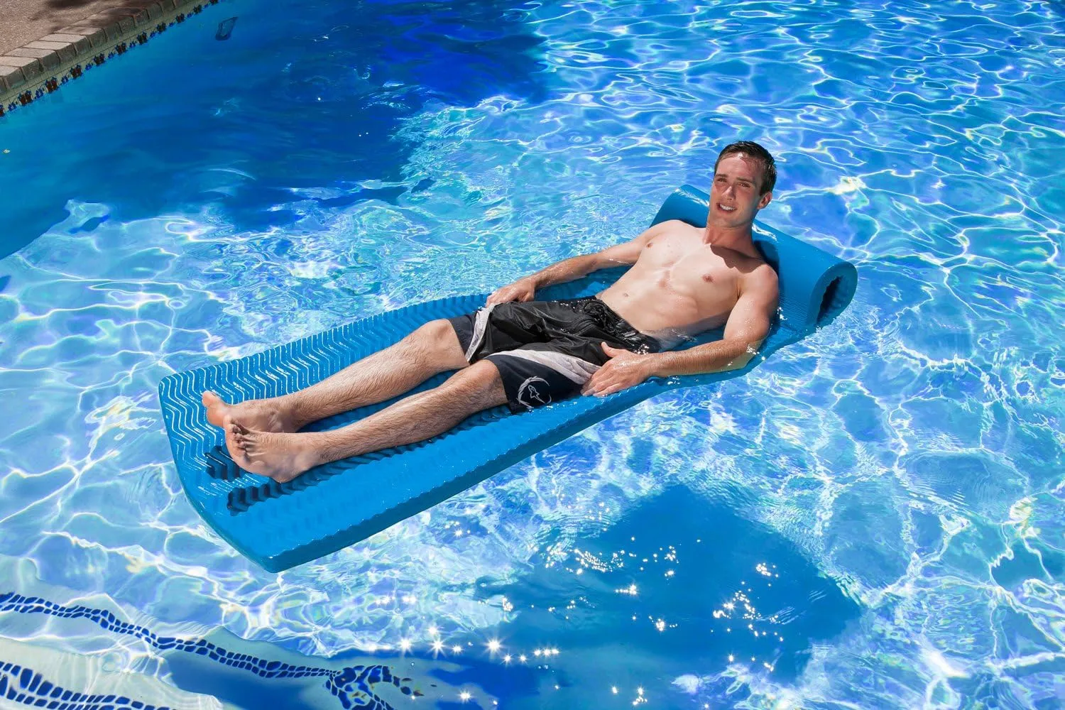 Poolmaster Soft Tropic Comfort Pool Lounge Swimming Pool Floats, 2 Pack