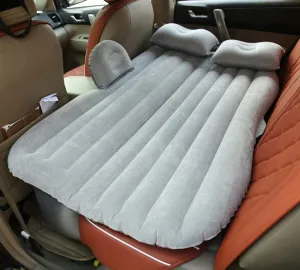 Portable Automatic Inflatable Bed, Suitable for Most Cars Rear Seat, for Self-Inflating Air Mat,Outdoor for Camping Bed,T1-Gray