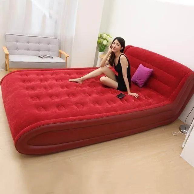 Portable Double Air Bed Mattress - Inflatable Sleeping Solution