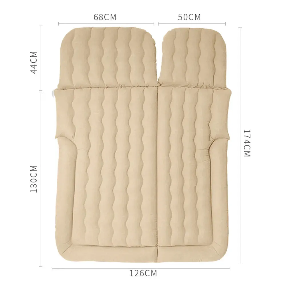 Portable Inflatable SUV Car Air Mattress with Pillows for Camping
