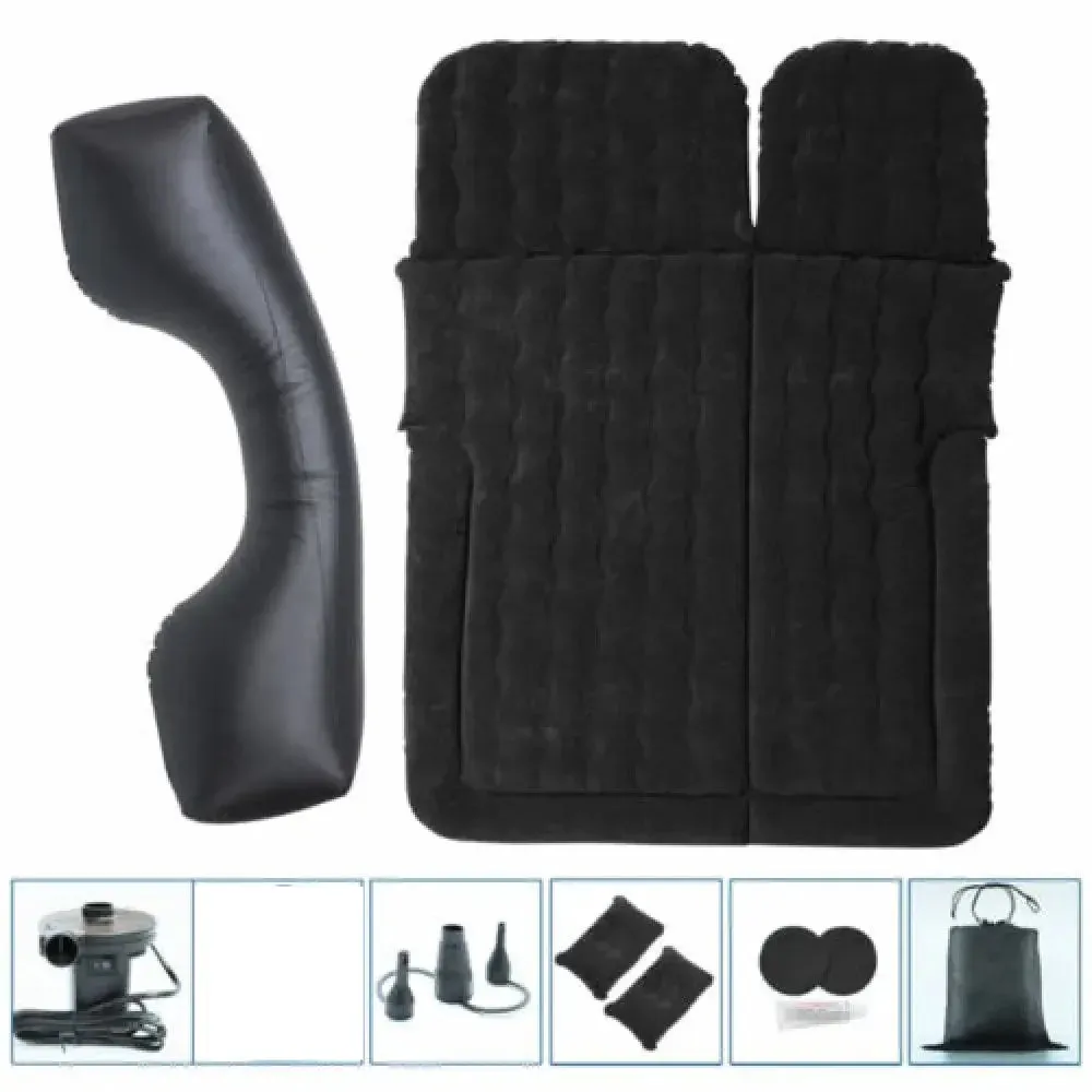 Portable Inflatable SUV Car Air Mattress with Pillows for Camping