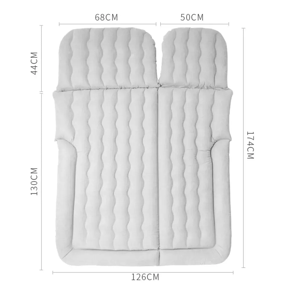 Portable Inflatable SUV Car Air Mattress with Pillows for Camping