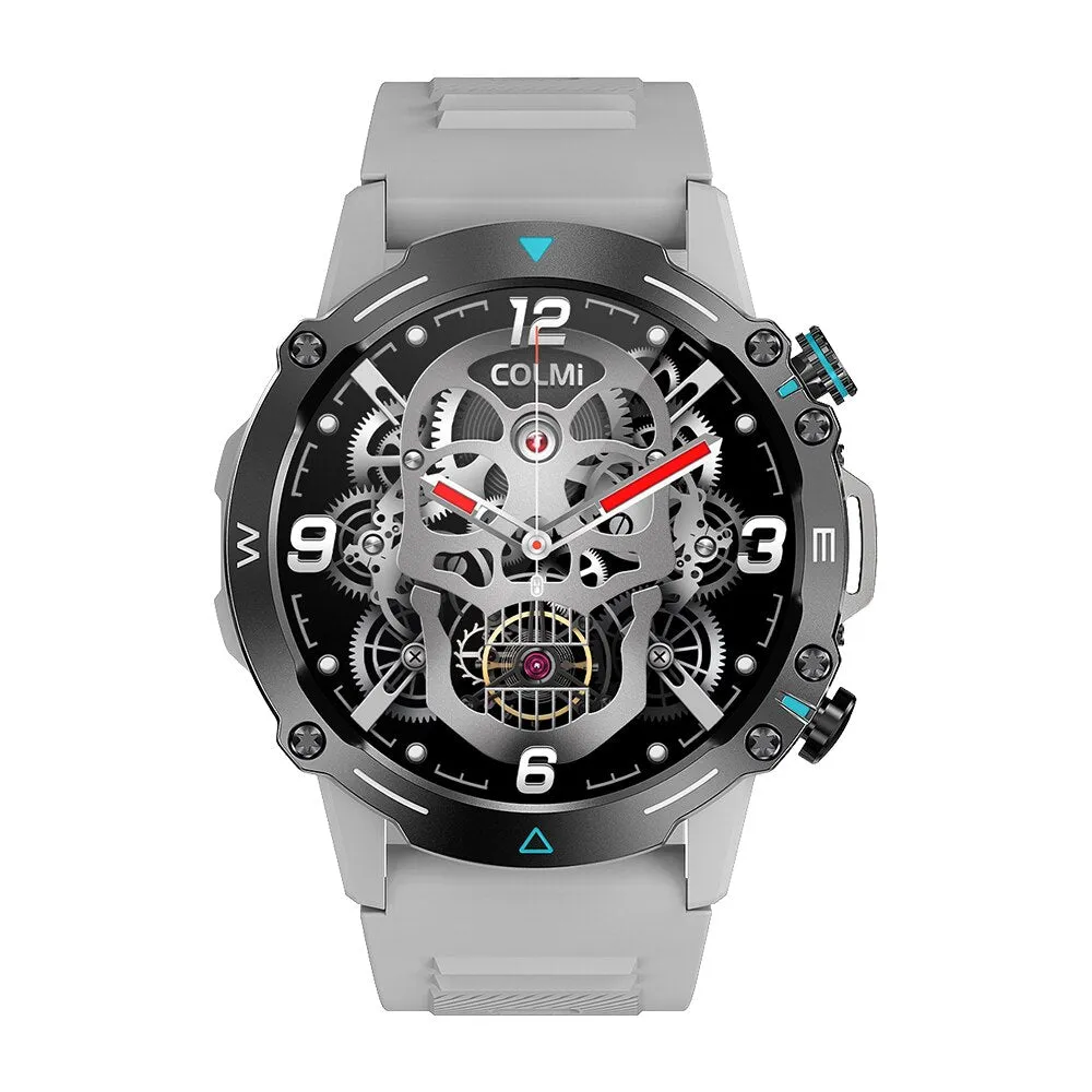 Premium Rugged Military Smartwatch for Men – 1.53" AMOLED, Bluetooth Call, GPS Tracker, 500mAh, 3ATM Waterproof, Outdoor Compass, Health Monitoring, Fitness Tracker