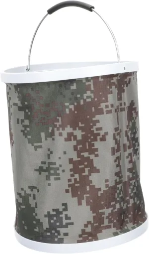 PRETYZOOM Collapsible Fabric Outdoor Water Storage Bucket 600d Oxford Cloth Portable for Hiking
