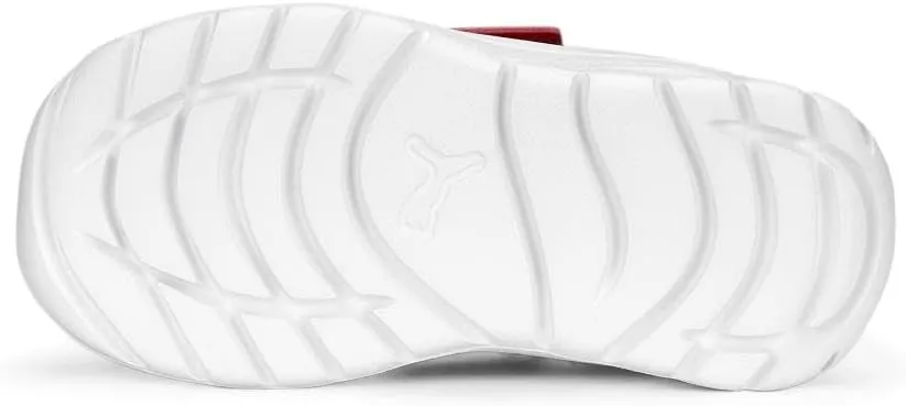 PUMA Unisex-Child Shoes Evolve Slip On Sneaker, Black-for All Time Red-White, 2 US Little Kid