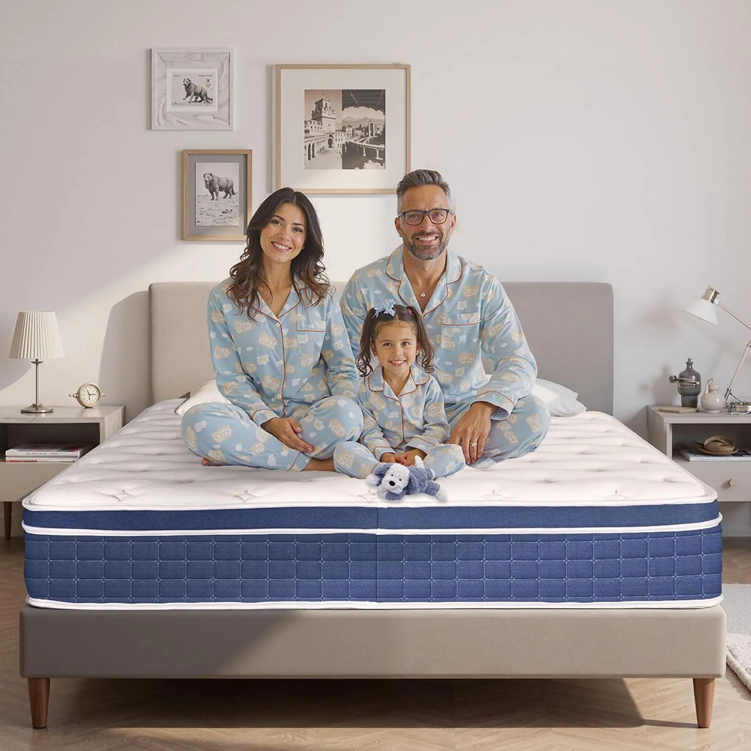 Queen Mattress 12 Inch, Memory Foam Hybrid Mattress in A Box, Queen Size Mattresses with Individually Pocket Spring for Pressure Relief Strong Edge Support Motion Isolation Medium Firm 180 Night Trial