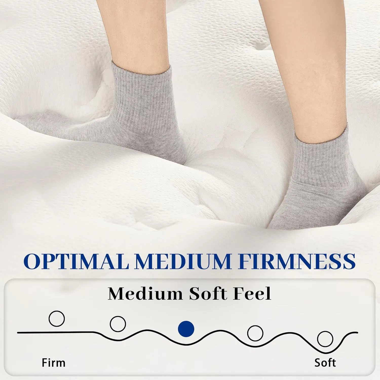 Queen Mattress 12 Inch, Memory Foam Hybrid Mattress in A Box, Queen Size Mattresses with Individually Pocket Spring for Pressure Relief Strong Edge Support Motion Isolation Medium Firm 180 Night Trial