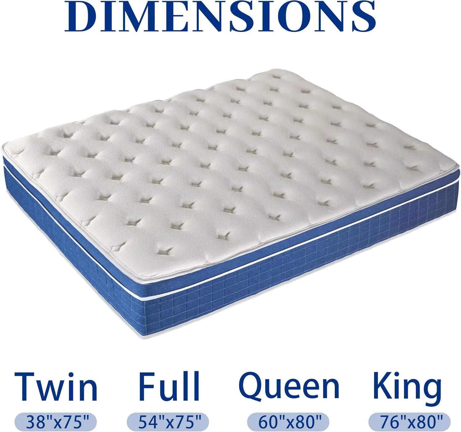 Queen Mattress 12 Inch, Memory Foam Hybrid Mattress in A Box, Queen Size Mattresses with Individually Pocket Spring for Pressure Relief Strong Edge Support Motion Isolation Medium Firm 180 Night Trial
