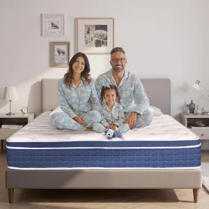 Queen Mattress 12 Inch, Memory Foam Hybrid Mattress in A Box, Queen Size Mattresses with Individually Pocket Spring for Pressure Relief Strong Edge Support Motion Isolation Medium Firm 180 Night Trial