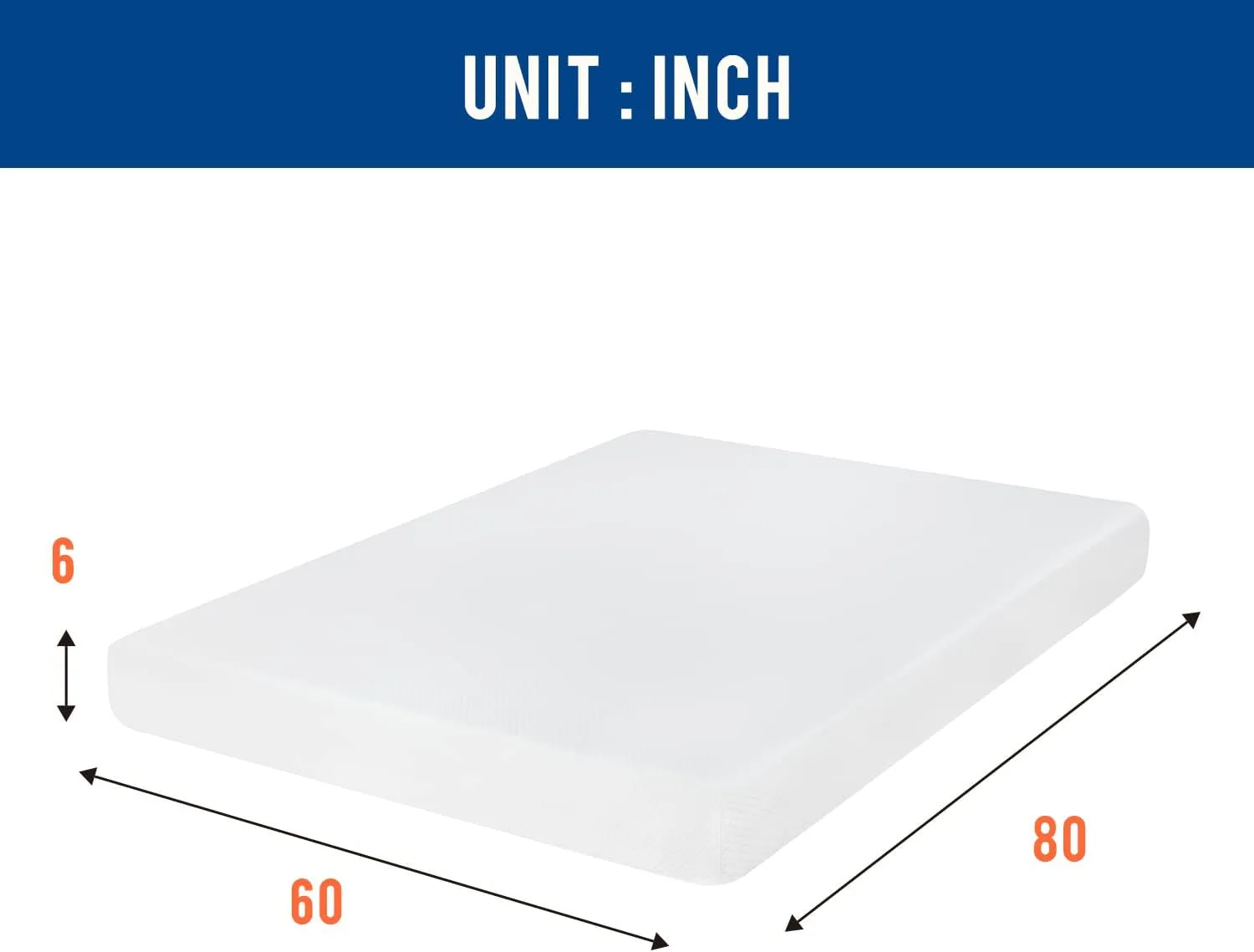 Queen Mattress 6 inch Gel Memory Foam Mattress Queen Mattresses Medium Firm Mattresses for Cool Sleep Relieving Pressure Relief CertiPUR-US Certified Mattress in a Box