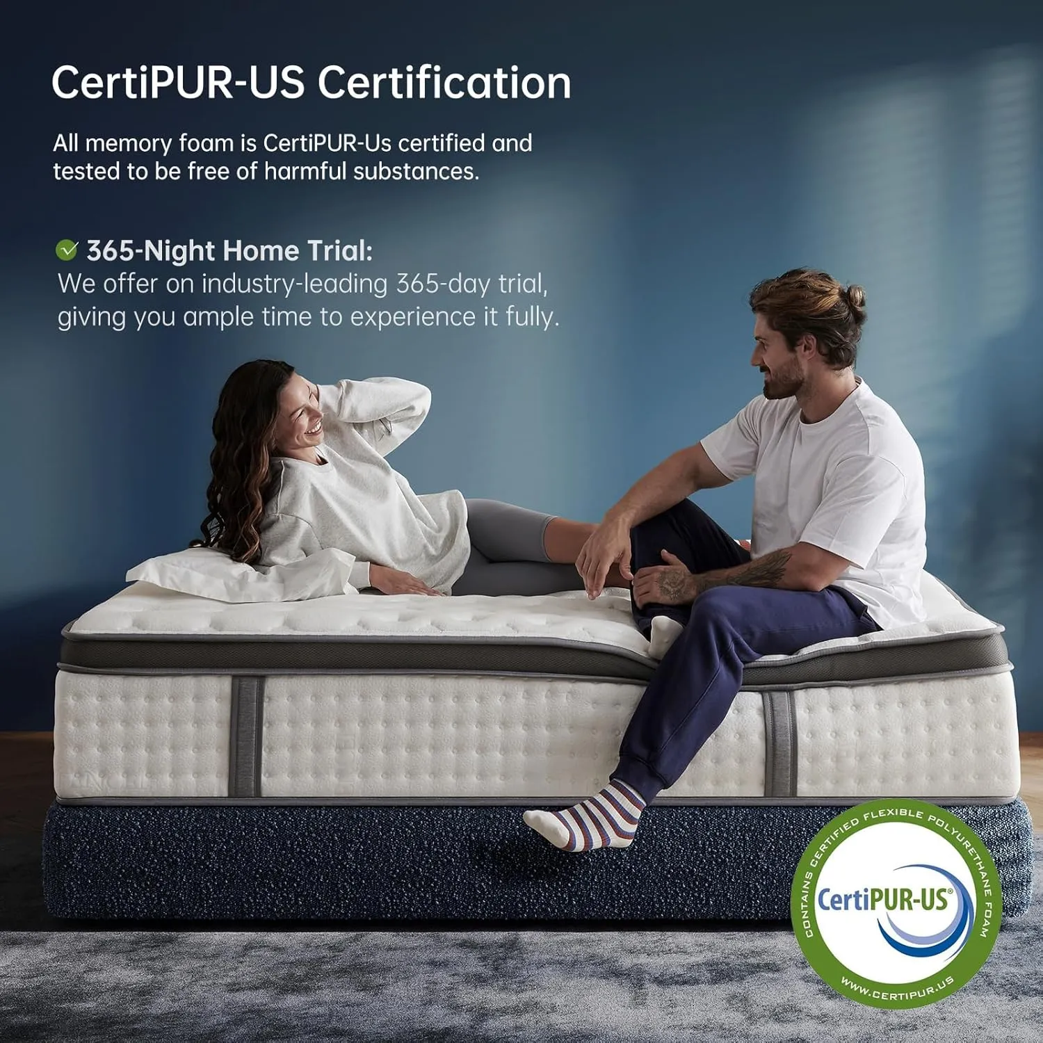 Queen Size Mattress, 12 Inch Hybrid Mattress in a Box, Gel Memory Foam, Individually Wrapped Pocket Coils Innerspring, Pressure Relief, Medium Firm (12 INCH, Queen (New))