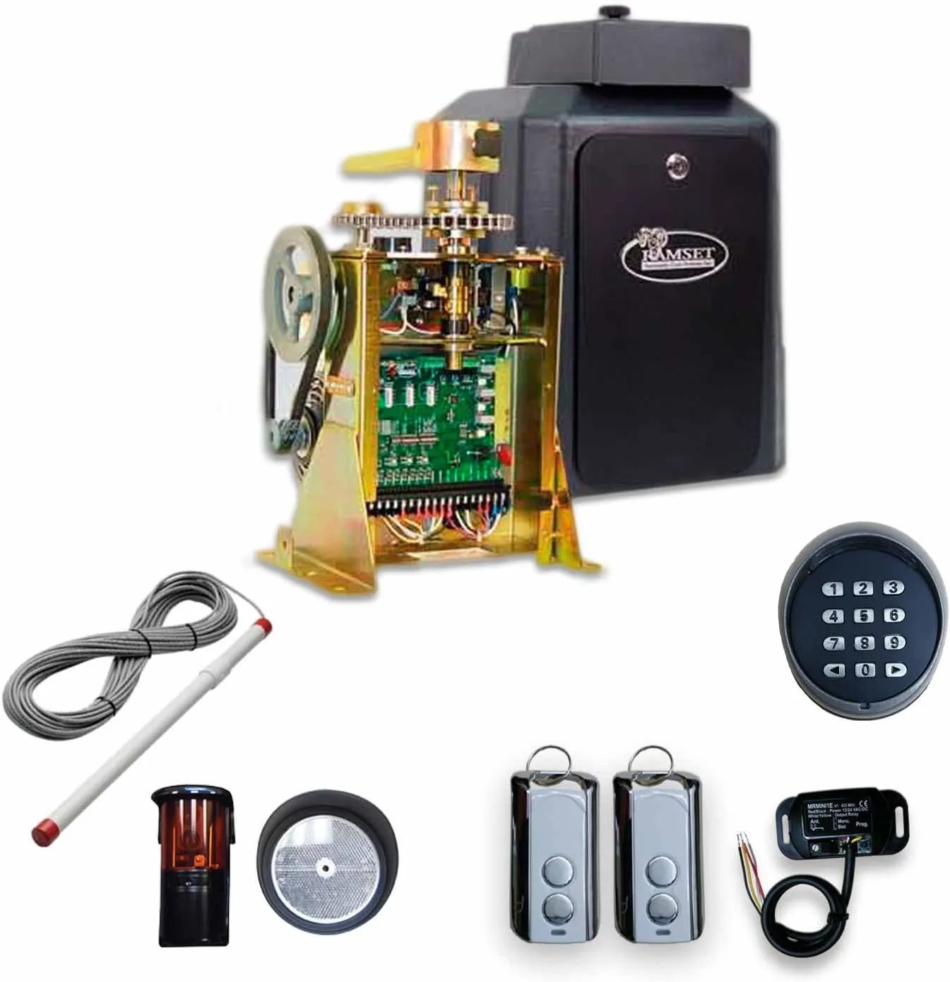RAMSET Ram 30 Kit 4 Swing Gate Operator 1/2HP 120VAC Continous Duty Motor