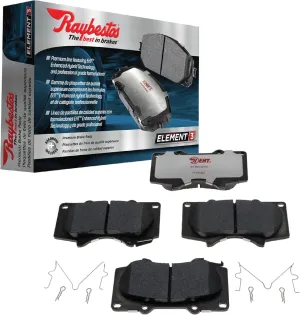 Raybestos Element3 Automotive Replacement Front Brake Pad Set for Select Jeep, Chrysler, Dodge (EHT1285H)