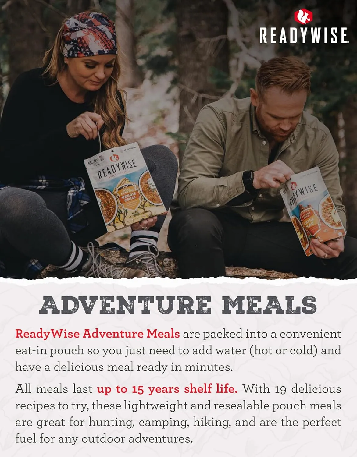 READYWISE - Favorite Kit, 9 Pack, Emergency Food Supply, MRE, Freeze Dried Food, Survival, Camping Essentials, Backpacking Meals, up to 15-Year Shelf Life