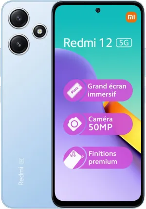 Redmi Xiaomi 12 5G   4G Lte (for Tmobile Mint Tello Global)Global Unlocked 6.79" 50mp Triple Camera (Sky Blue, 128Gb   4Gb)