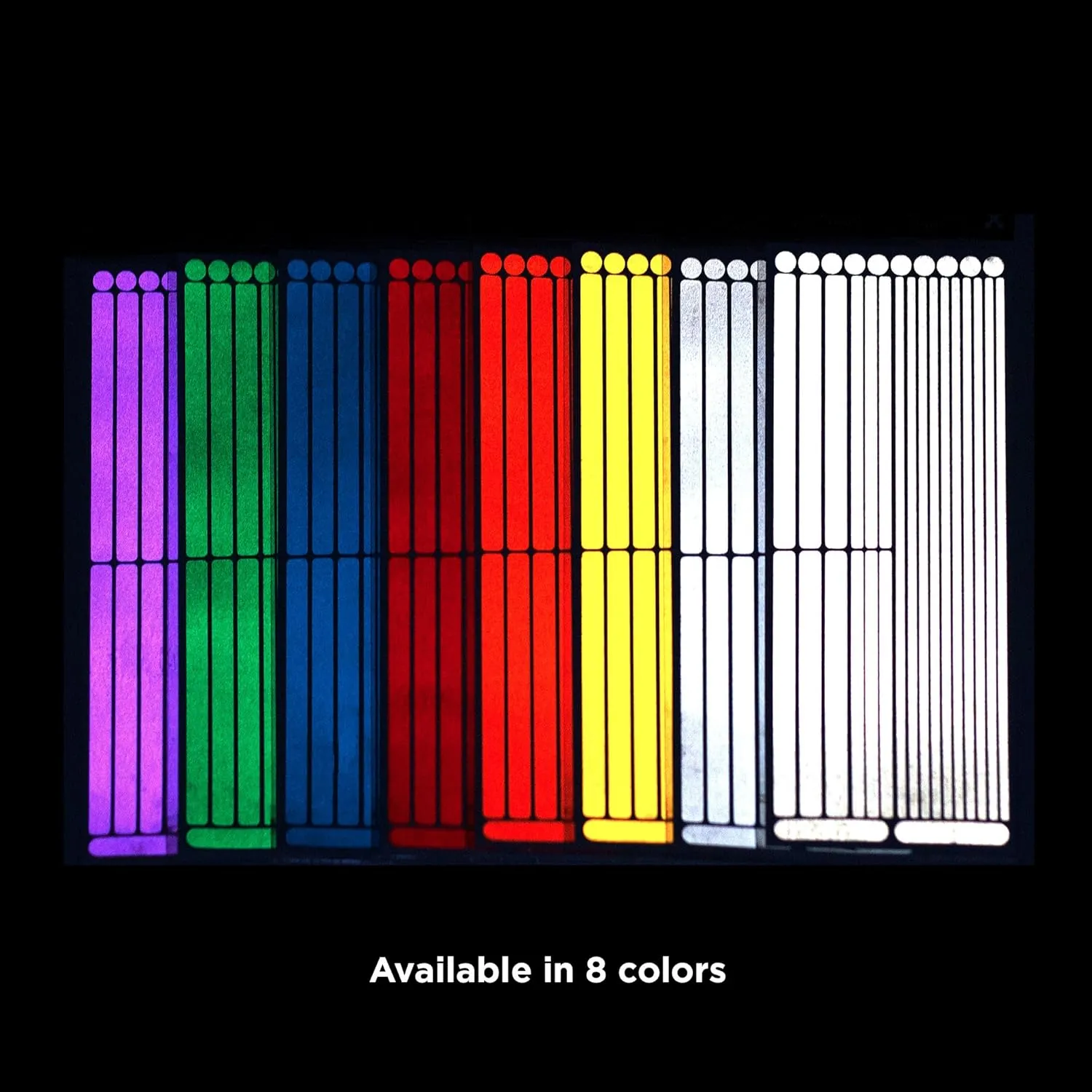 Reflective Decals Multi Stripes Kit Jumbo