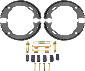 Replacement Parts for Parking-Emergency Brake Shoes   Hardware For 2003 2004 2005 2007 Jeep Liberty / 2003 2004 2005 2006 Jeep Wrangler Parking-Emergency Brake Shoe kit