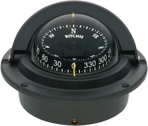 Ritchie Navigation Compass, Flush Mount, 3" Combi, Black