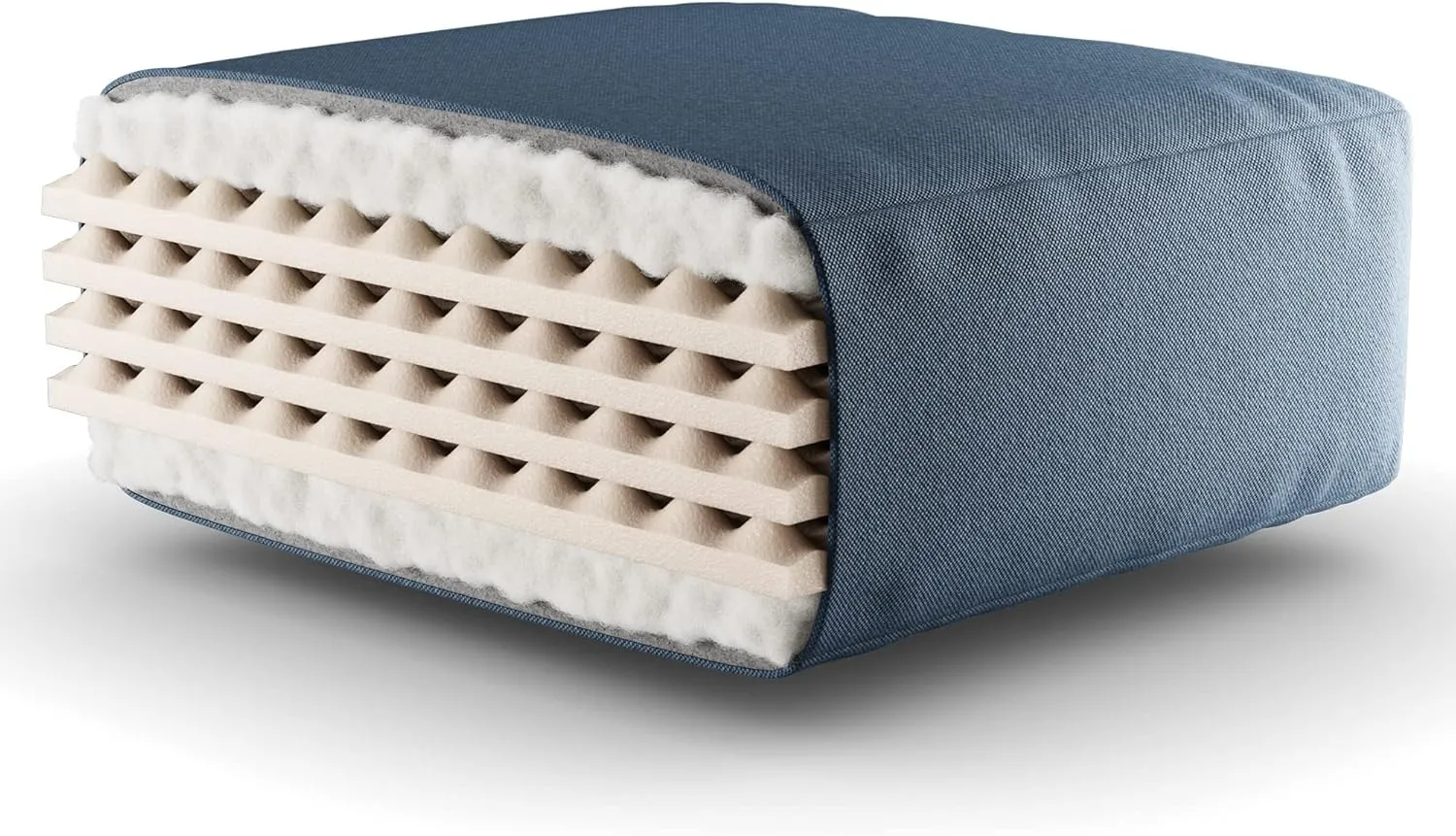 Royal Sleep Products by The Futon Factory 6 inch Foam Futon Mattress - Solid Hunter Green Cover - Full Size - CertiPUR Certified Foams - Made in USA - (Frame not Included)