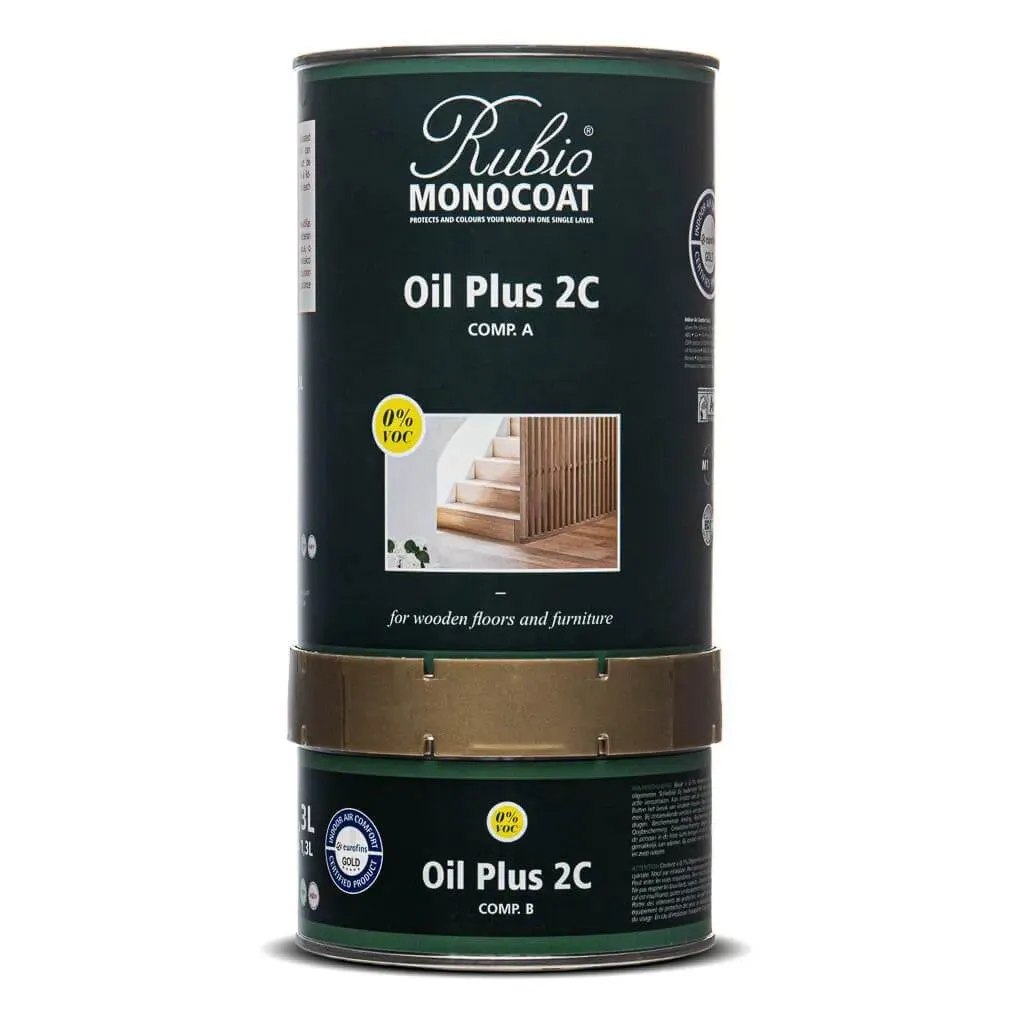 Rubio Monocoat Oil Plus 2C Hard Wax Oil Stain - Titanium Grey