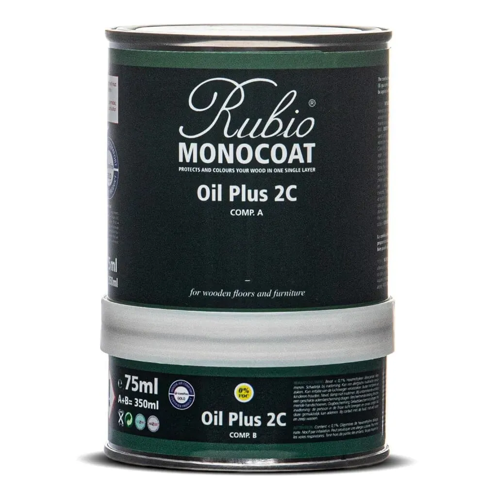 Rubio Monocoat Oil Plus 2C Hard Wax Oil Stain - Titanium Grey
