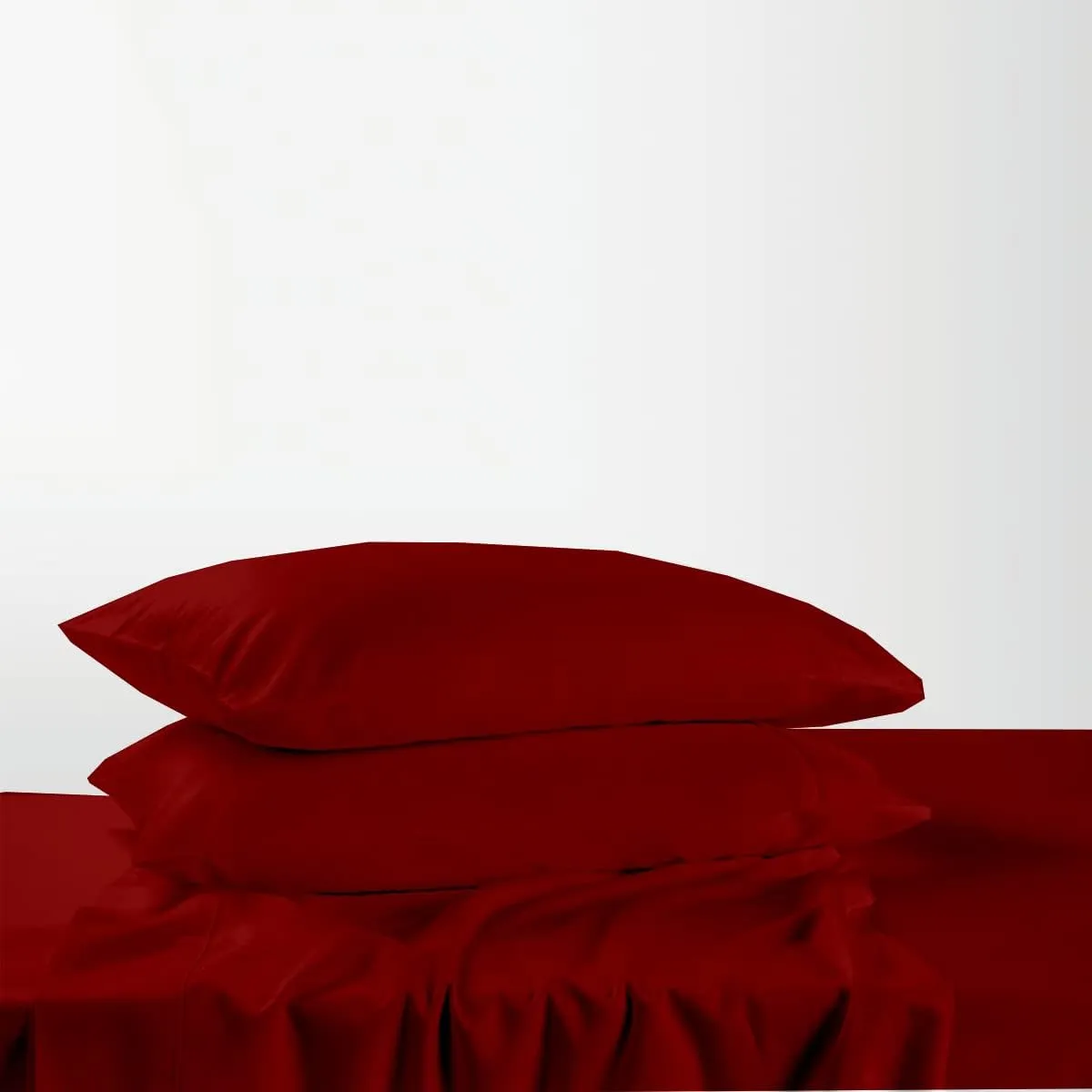 RV King Sheets 72 x 80 -Long Staple Soft 100% Egyptian Cotton Sheet Set - 400 Thread Count Sheets, 4 PCs Upto 15" Deep Pocket-RV King Sheets 72 x 80 Cotton-Sheets for RV King Mattress (Burgundy)