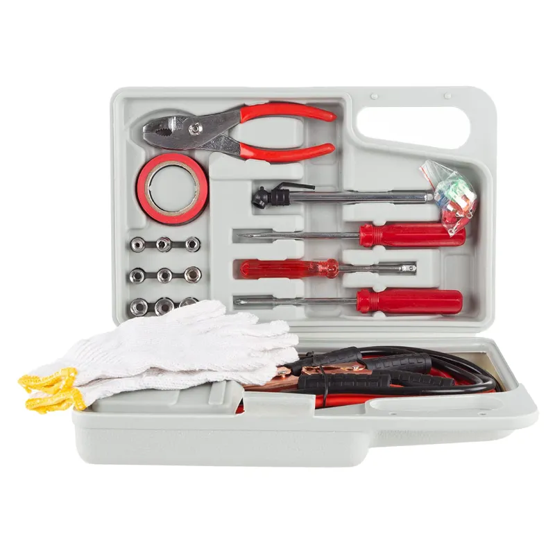 Rynx | Emergency Car Kit – 30-piece set with carrying bags, jump cables, tools, gloves, and more