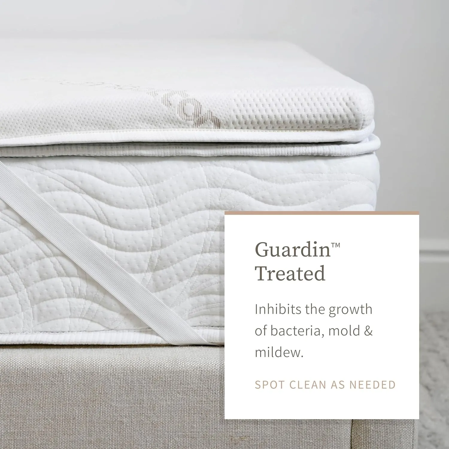 Saatva Graphite Memory Foam Mattress Topper - 3” Memory Foam Layer - Enhanced Comfort & Cooling - Cal King