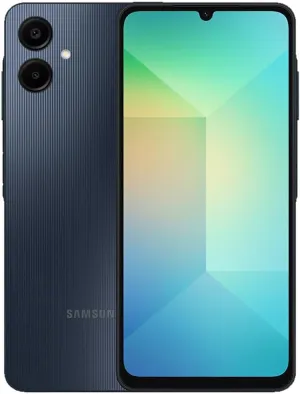 SAMSUNG Galaxy A06 4G LTE (128GB   4GB) Latin Version SM-A065M/DS (Tmobile Metro Mint & Global) 6.7" Dual Sim 50MP Dual Cam   (Wall 25W Dual Port Bundle) (Black SM-A065M/DS Model)