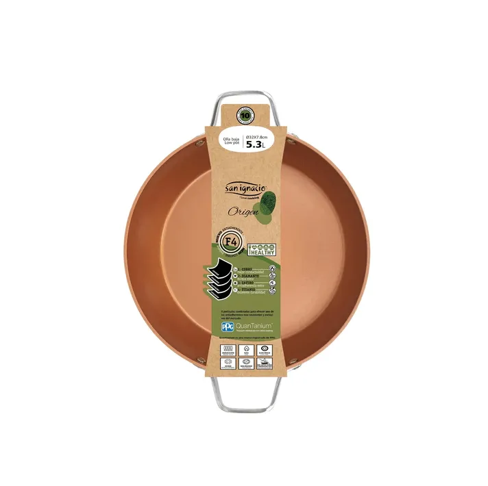 San Ignacio Low Pot 32cm Rose Gold SG-6321