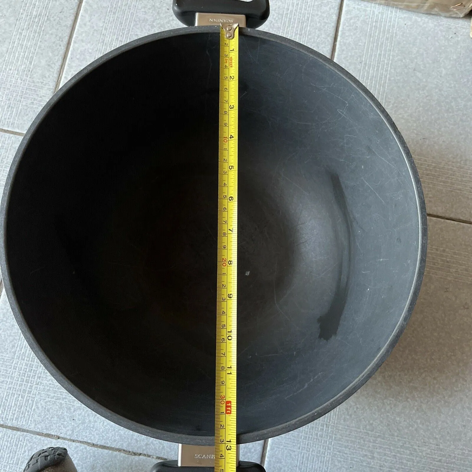 Scanpan Ceramic Titanium Non-stick Stock Stew Pot 33cm Diameter Made In Denmark