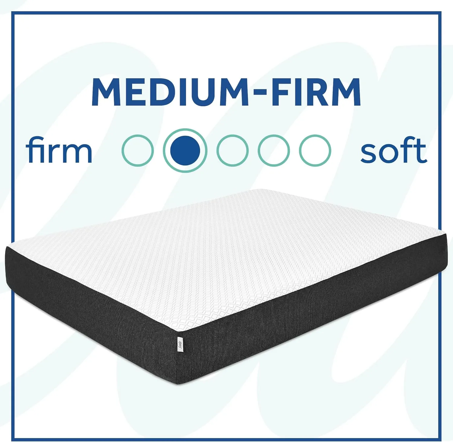 Sealy Cool & Clean 10" Hybrid Bed in a Box, King White