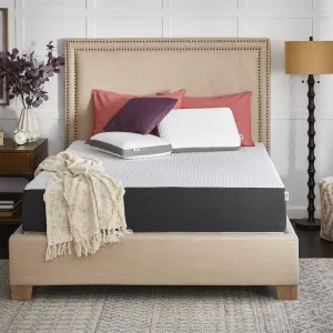 Sealy Cool & Clean 10" Memory Foam Bed in Box, Queen, White