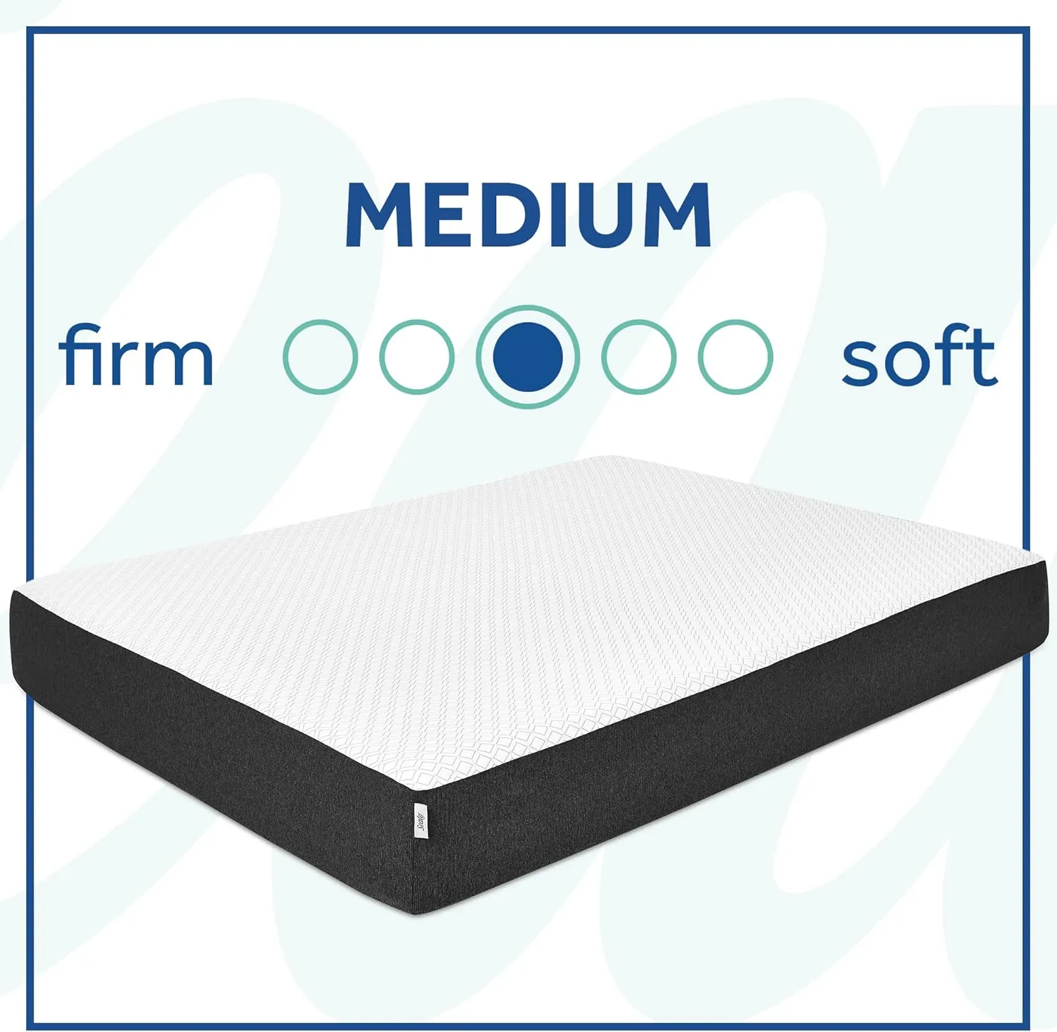 Sealy Cool & Clean 10" Memory Foam Bed in Box, Queen, White
