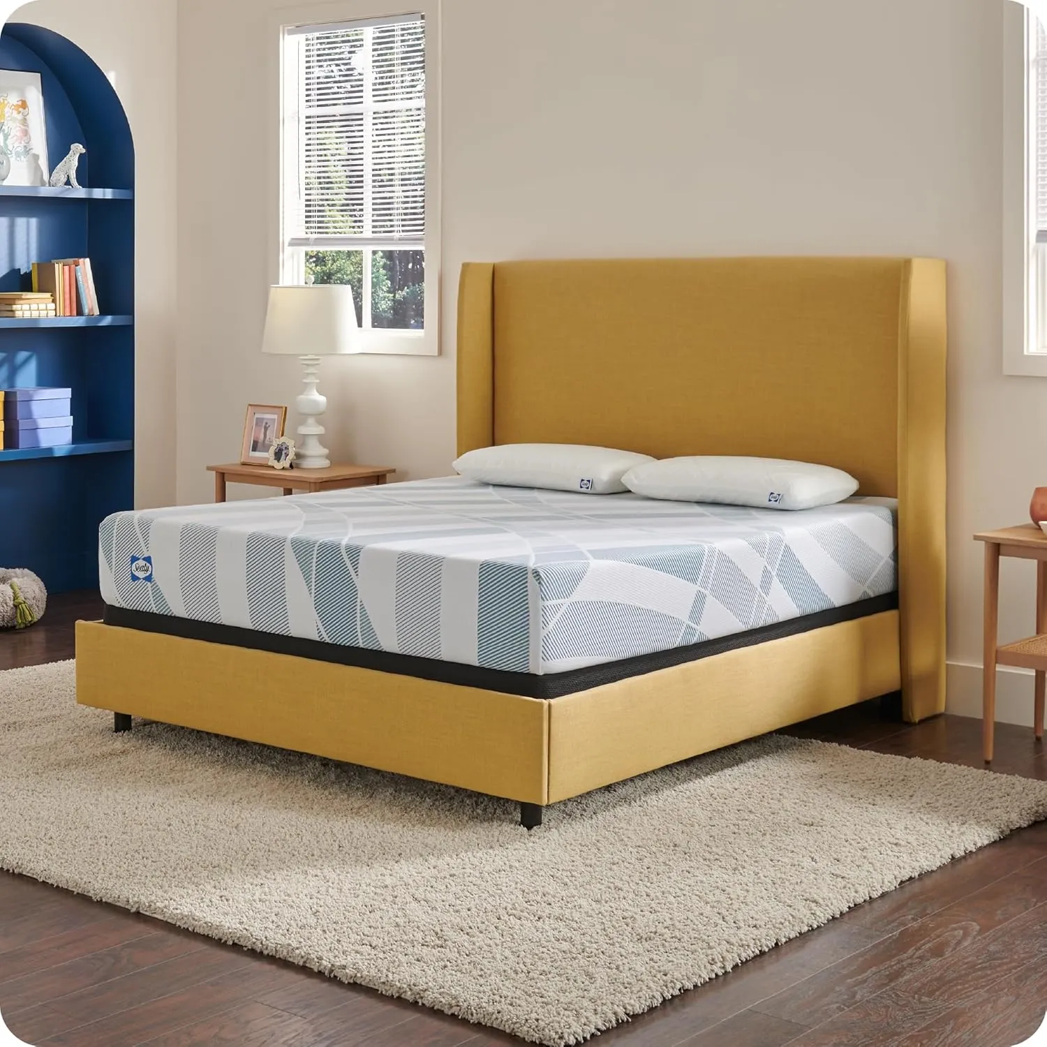 Sealy Dreamlife 10” Hybrid Mattress-in-a-Box, Twin, SealyComfort Gel Memory Foam, SealyResponsive Encased Coils, Surface-Guard Technology