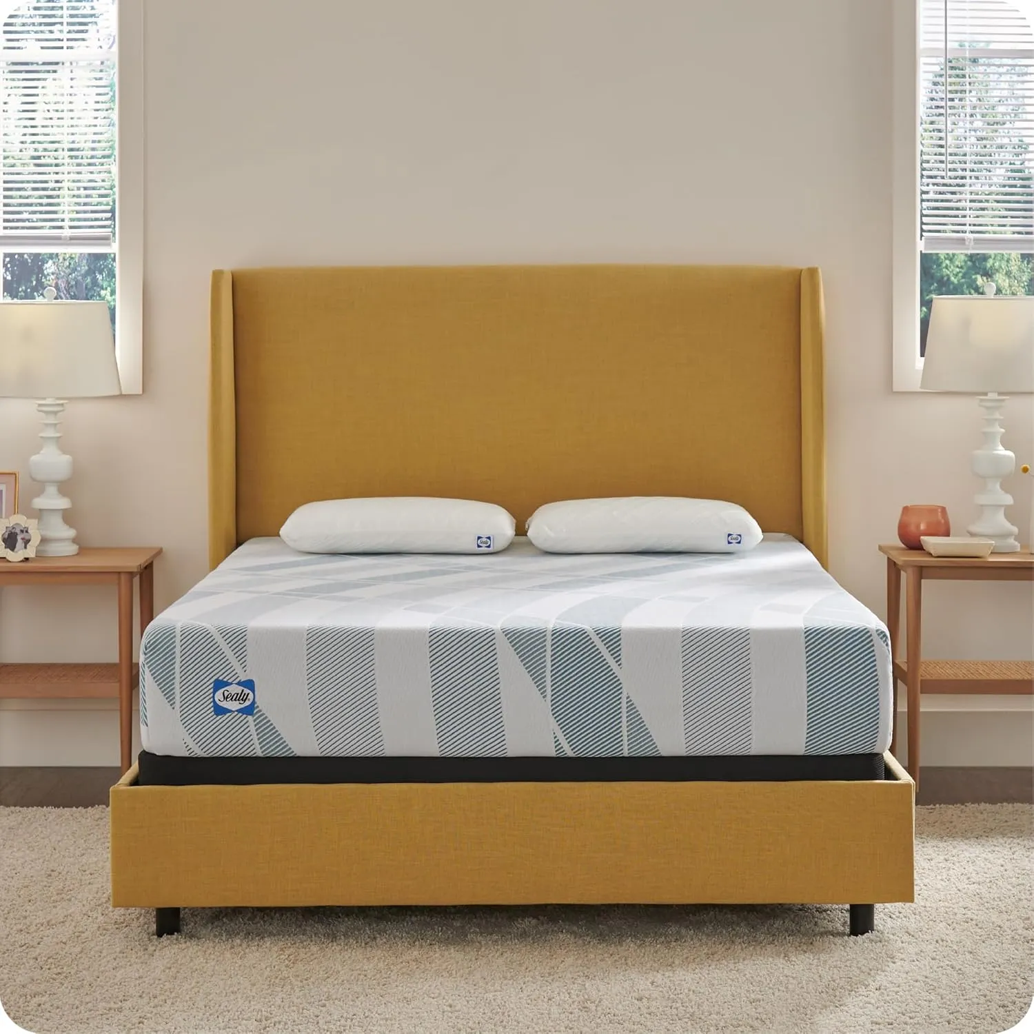 Sealy Dreamlife 10” Hybrid Mattress-in-a-Box, Twin, SealyComfort Gel Memory Foam, SealyResponsive Encased Coils, Surface-Guard Technology