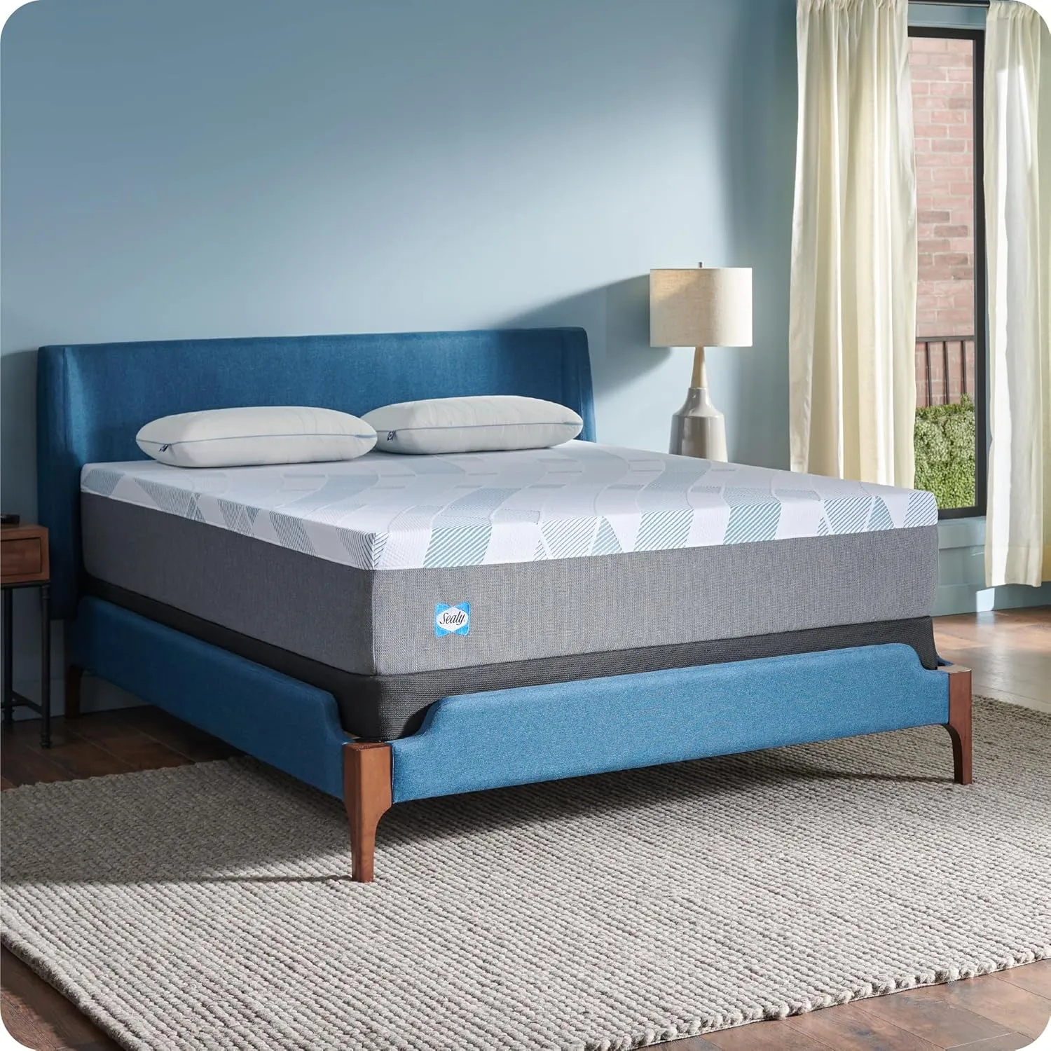 Sealy Dreamlife 12” Hybrid Mattress-in-a-Box, California King, SealyComfort Gel Memory Foam, SealyResponsive Encased Coils, Surface-Guard Technology