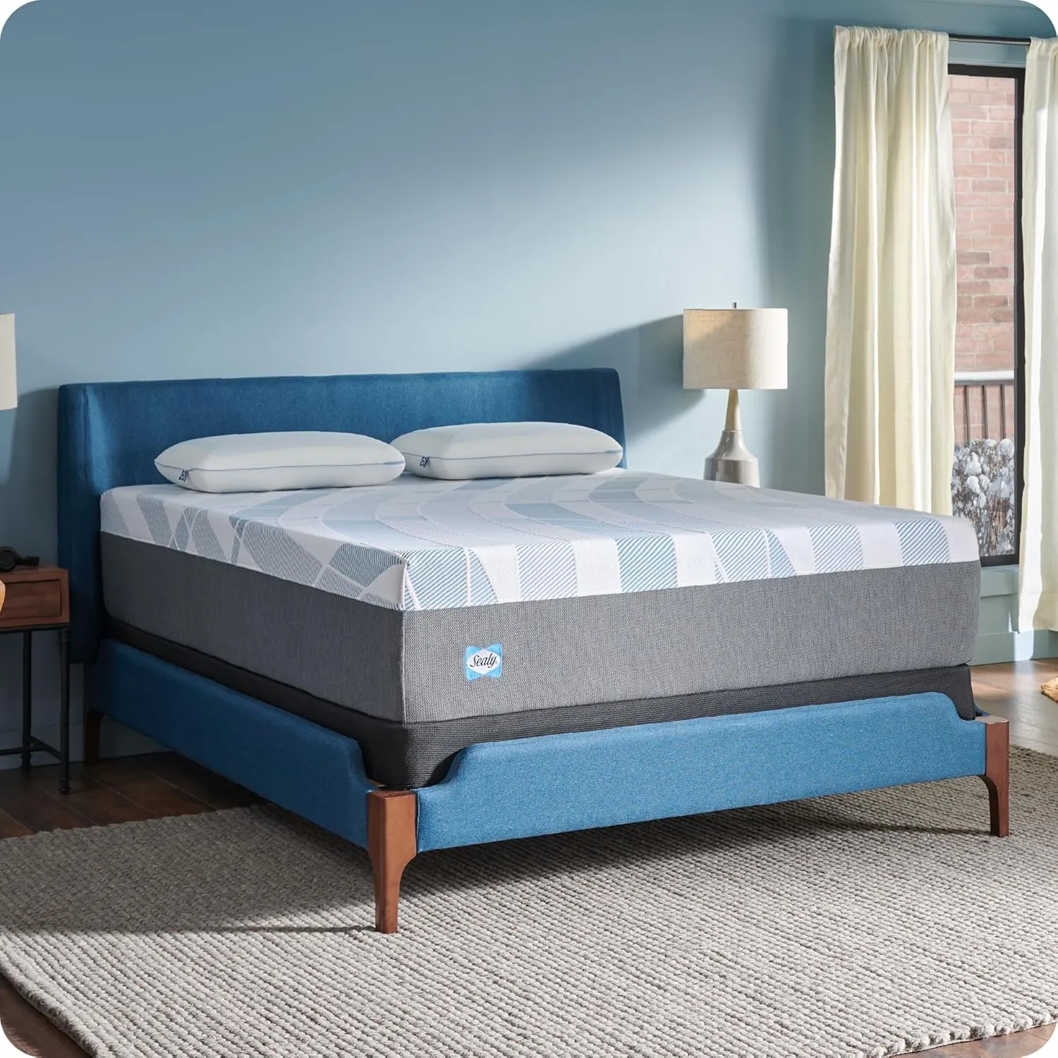 Sealy Dreamlife 14” Foam Mattress-in-a-Box, Queen, SealyComfort Gel Memory Foam, SealySupport Transition Foam, Machine Washable Cover