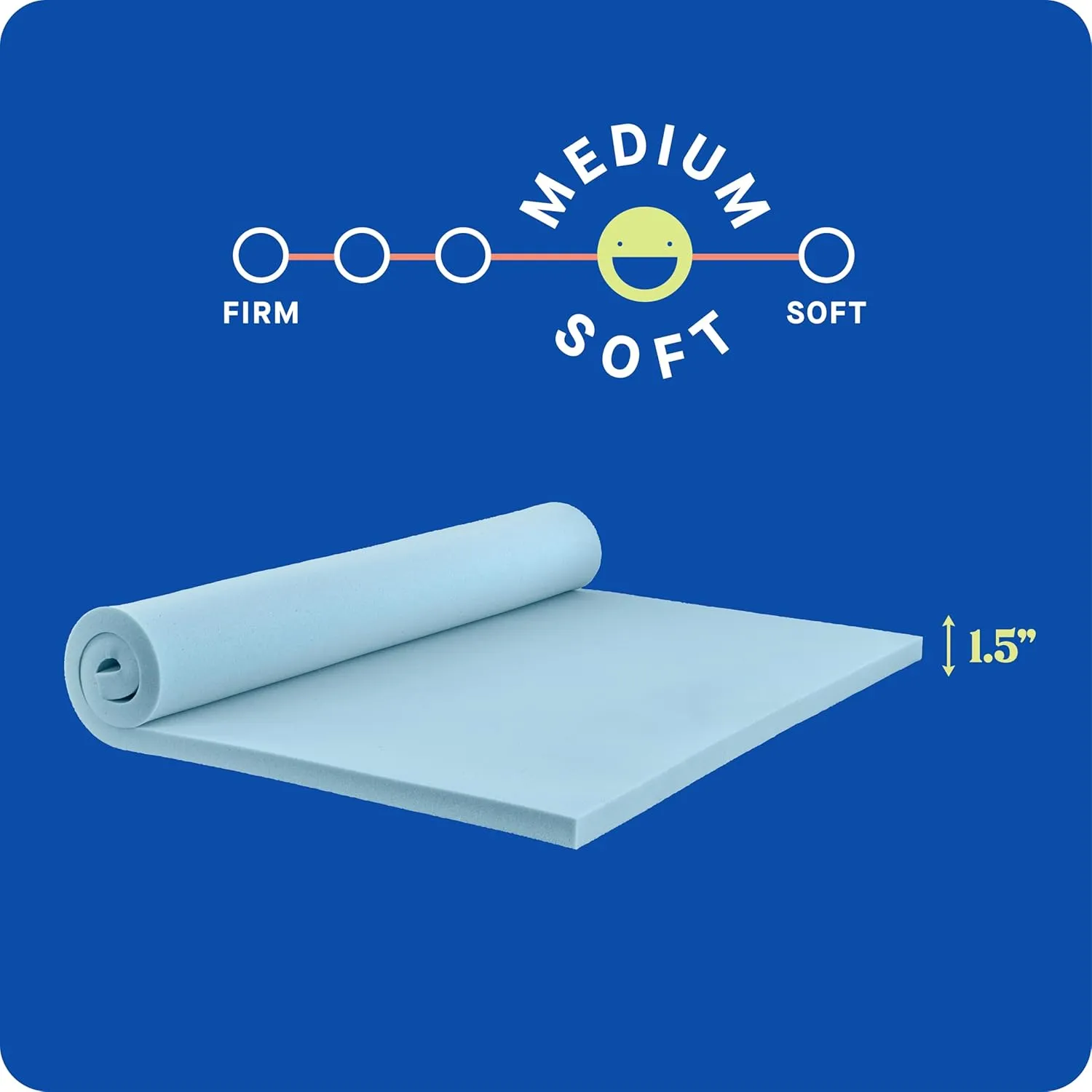 Sealy Dreamlife 1.5” Gel Memory Foam Full Mattress Topper with SealyComfort Gel Foam, 1 Year Limited Warranty, Made in The USA