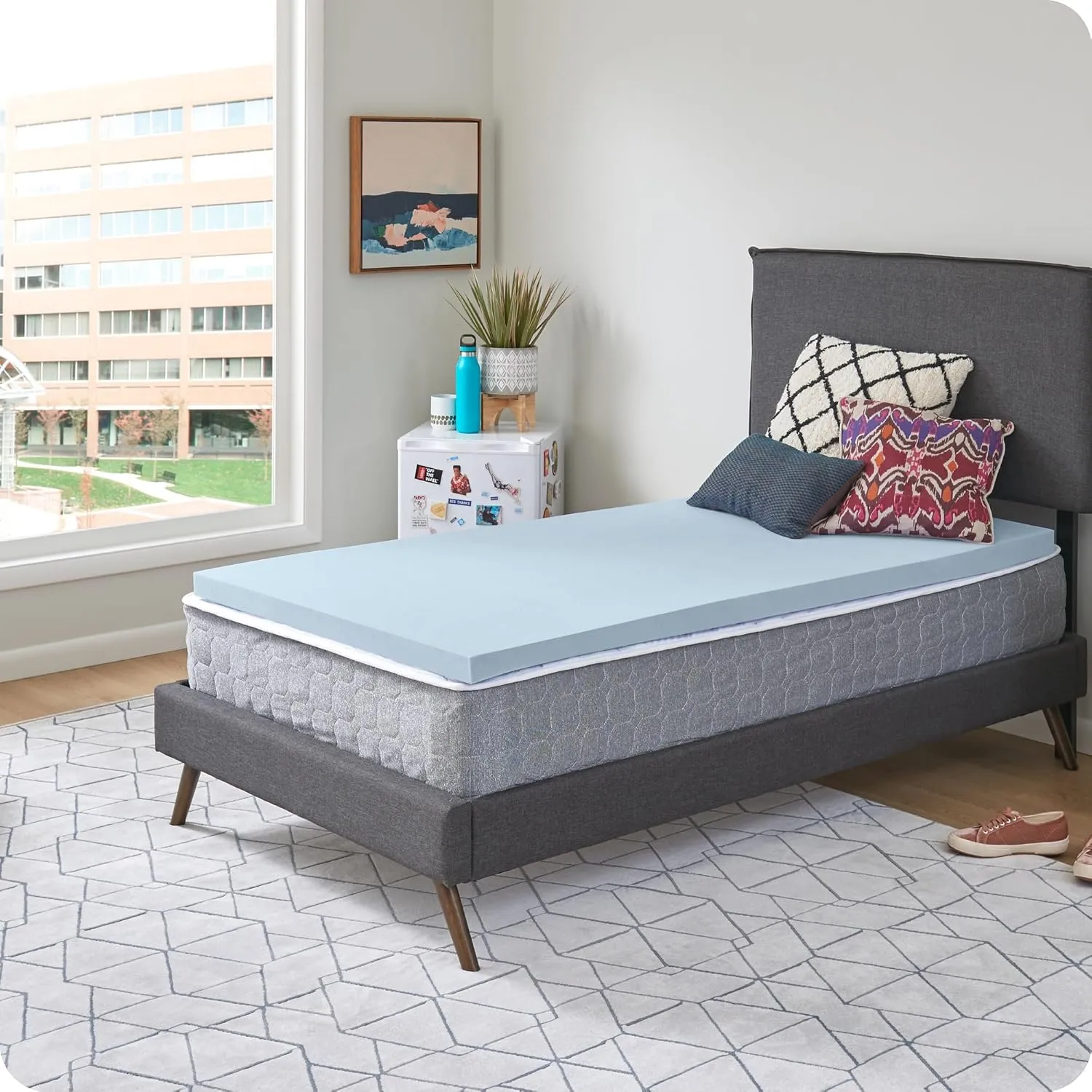 Sealy Dreamlife 1.5” Gel Memory Foam Full Mattress Topper with SealyComfort Gel Foam, 1 Year Limited Warranty, Made in The USA