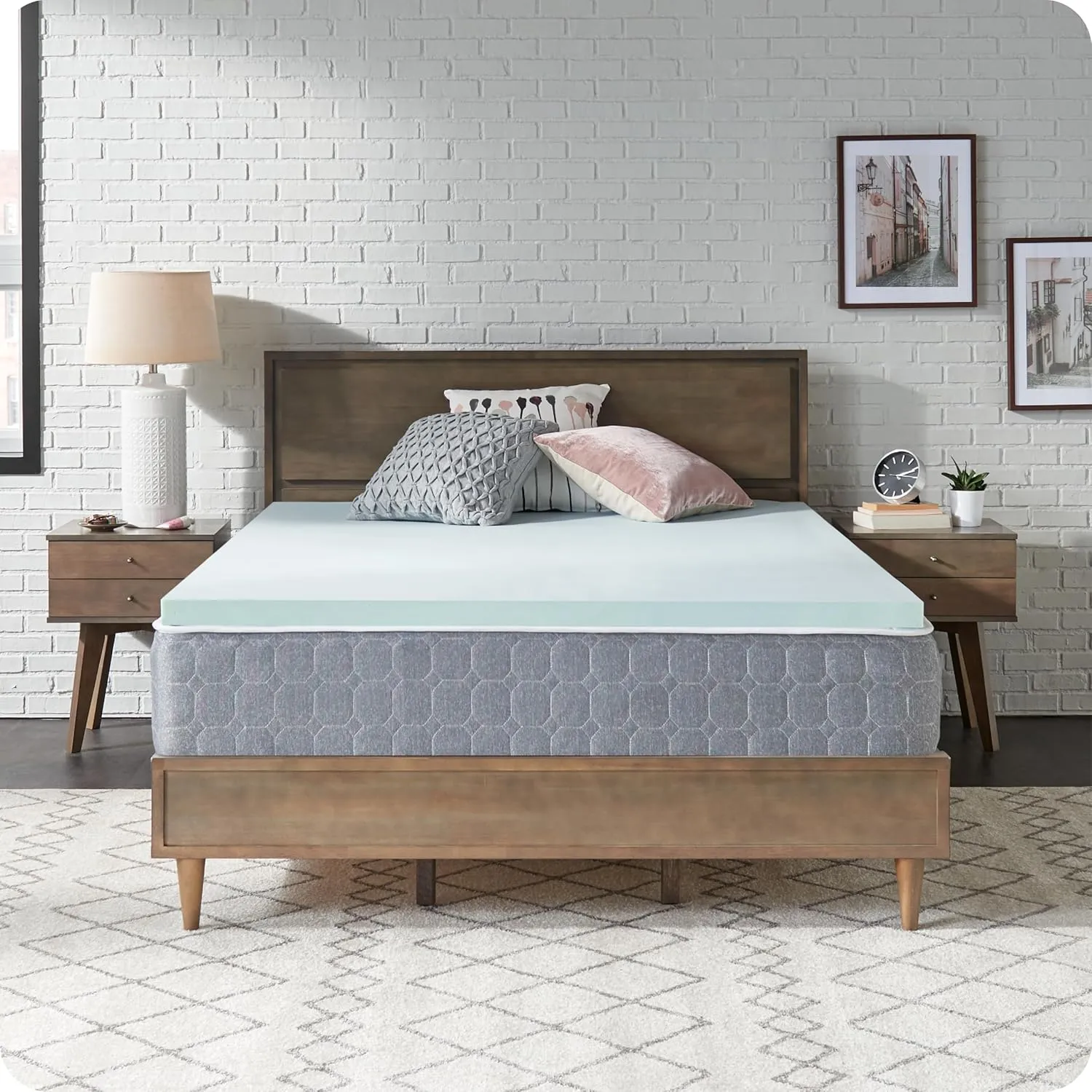 Sealy Dreamlife 1.5” Gel Memory Foam King Mattress Topper with SealyComfort Gel Foam, 1 Year Limited Warranty, Made in The USA