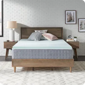 Sealy Dreamlife 1.5” Gel Memory Foam King Mattress Topper with SealyComfort Gel Foam, 1 Year Limited Warranty, Made in The USA