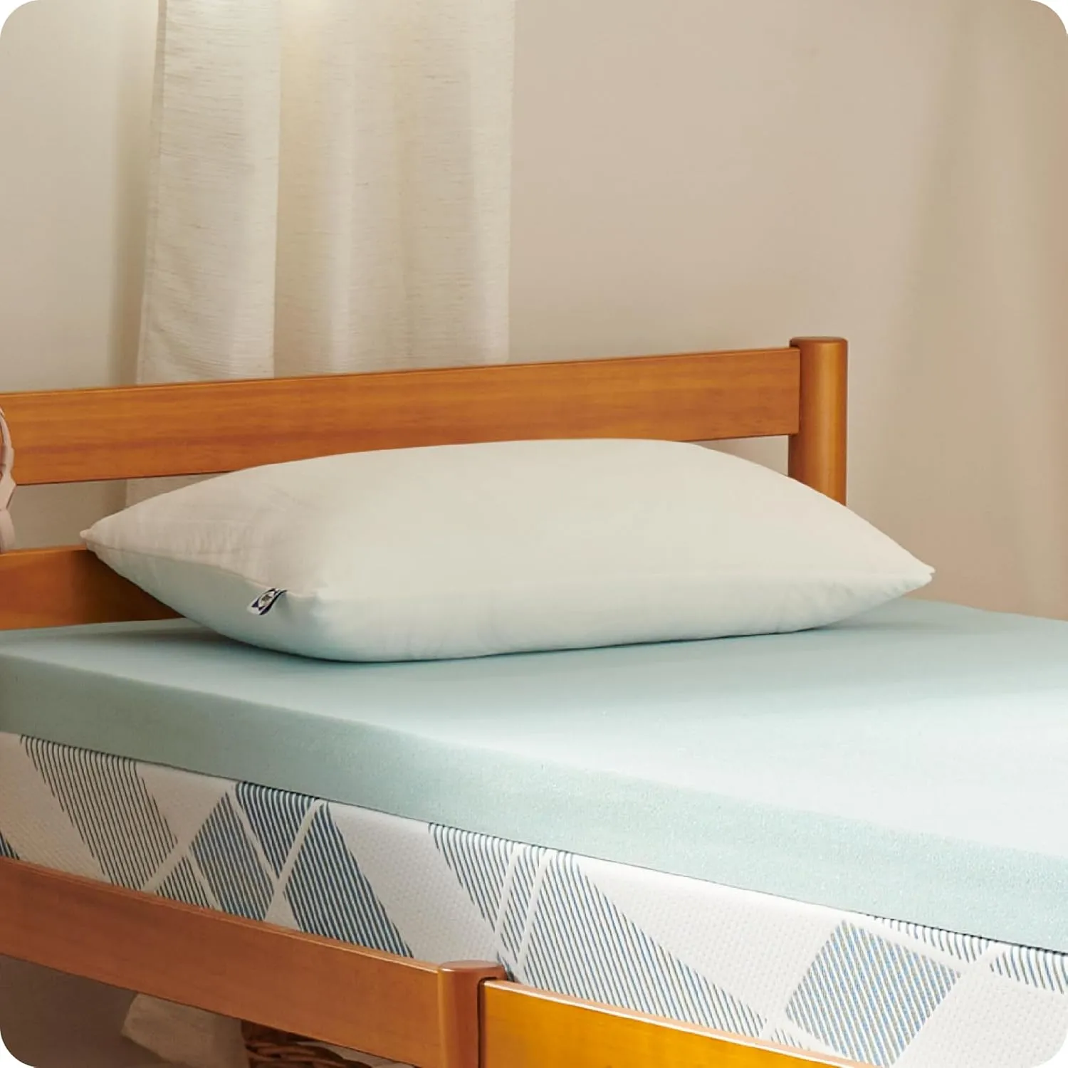 SEALY Dreamlife Queen Size Shredded Foam Pillow with Surface Guard Technology, Removable Machine-Washable Cover, 1 Year Limited Warranty, White