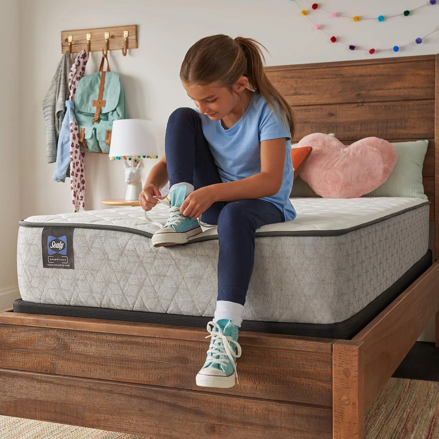 Sealy Essentials Spring Autumn Ash Soft Feel Mattress, Twin
