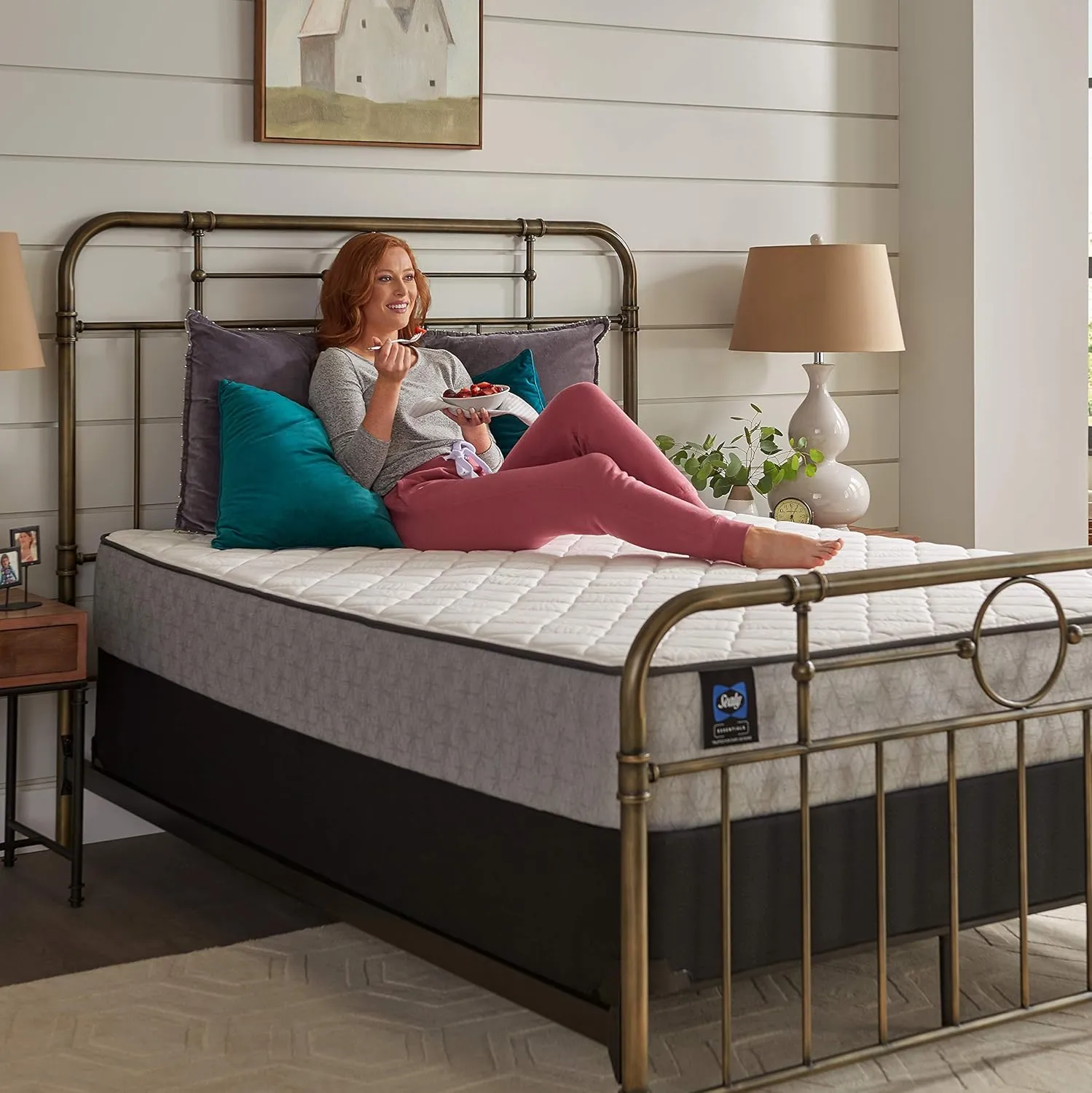 Sealy Essentials Spring Osage Firm Feel Mattress, Queen