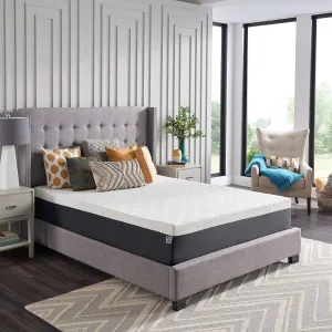 Sealy - Hybrid Bed in a Box - 12 Inch, Medium Feel, Queen Size, CopperChill Technology, CertiPur-US Certified