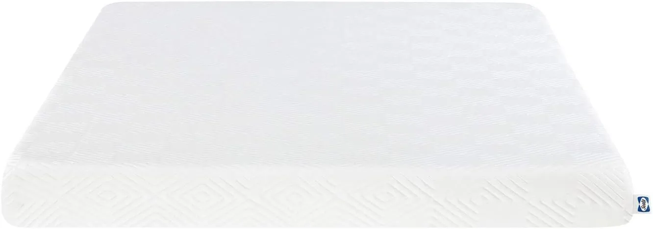 Sealy - Memory Foam Bed in a Box – 6 Inch, Low Profile, Medium Feel, Full Size, CertiPur-US Certified, White