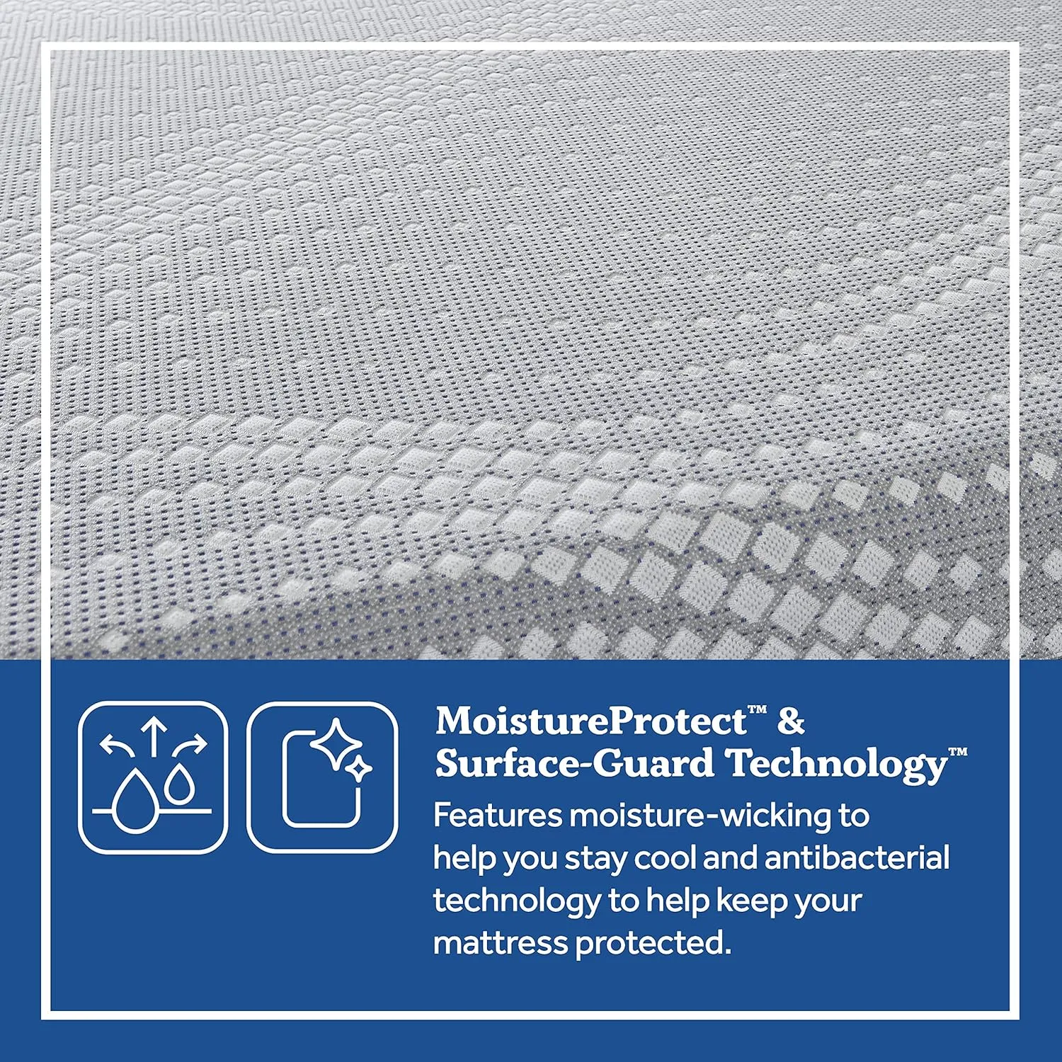 Sealy Posturepedic Foam Medina Firm Feel Mattress, Full