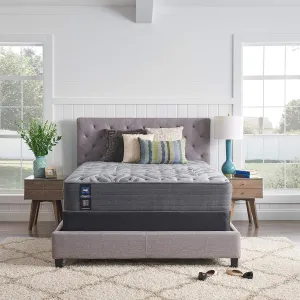 Sealy Posturepedic Plus, Tight Top 13 Plush Soft Mattress with Surface-Guard and 9-Inch Foundation, Queen, Grey